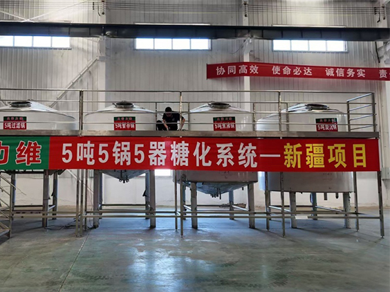 朝阳精酿啤酒设备厂—5吨精酿啤酒设备—新疆项目